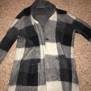Plaid Pea Coat